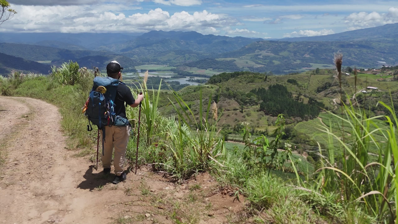 Dron view of Turrialba's mountains 